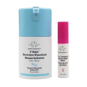 Drunk Elephant Súprava nočnej pleťovej starostlivosti F-Balm + TLC Framboos