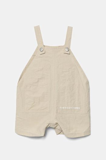 Detské dupačky Tinycottons SOLID SHORT DUNGAREE SS25-254