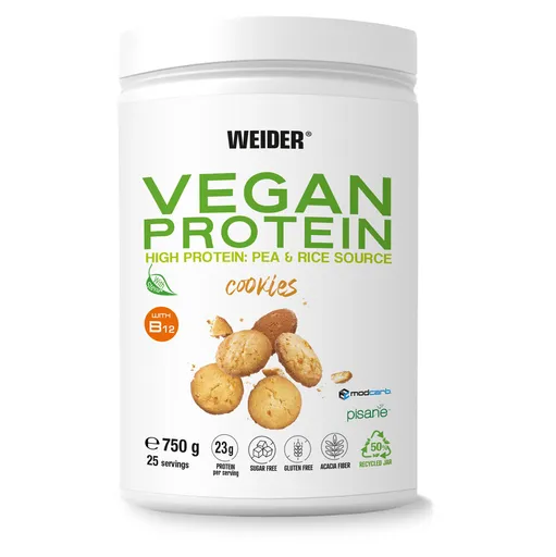 WEIDER Vegan proteín príchuť cookies 750 g