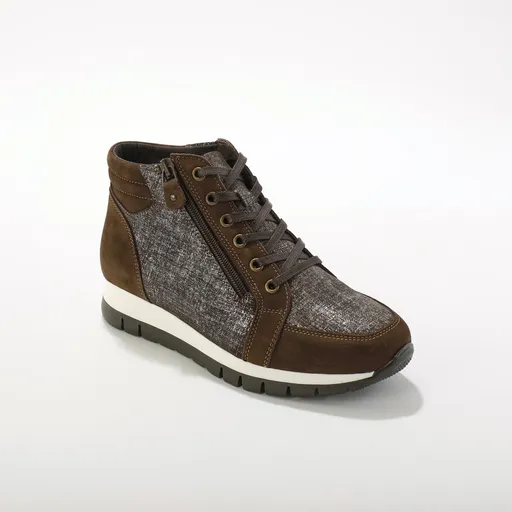 Vysoké tenisky so zipsom a šnúrkami