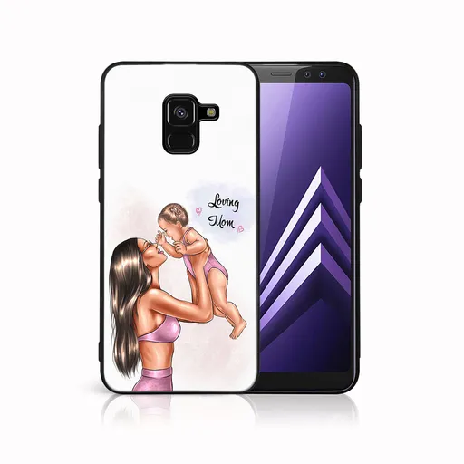 MY ART Ochranný kryt pre Samsung Galaxy A8 2018 (A530) LOVING MOM (115)