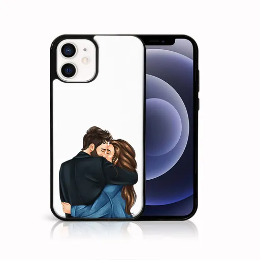 MY ART Ochranný obal pre Apple iPhone 12 mini COUPLE (117)