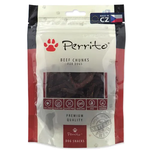 PERRITO Beef chunks pochúťka pre psov 100 g