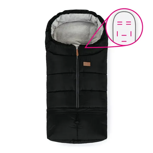 PETITE&MARS Fusak nastavitelný 3v1 Jibot Horizontal Ink Black