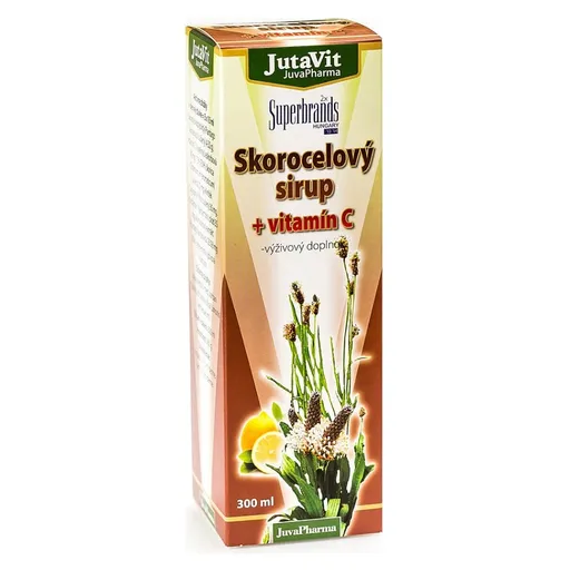 JUTAVIT Skorocelový sirup + vitamín C 300 ml
