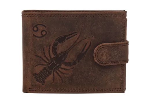 Pánska peňaženka MERCUCIO svetlohnedá embos rak 2911927