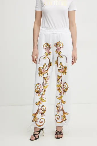 Bavlnené tepláky Versace Jeans Couture