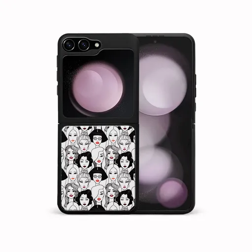 MY ART Ochranný kryt pre Samsung Galaxy Z Flip7 FE 5G / Flip6 5G LIPSTICK (174)