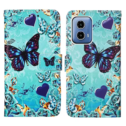 ART Peňaženkový kryt pre Motorola Moto G34 5G BUTTERFLY
