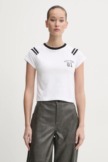 Tričko Guess Jeans dámske, biela farba, W5RI53 J1314