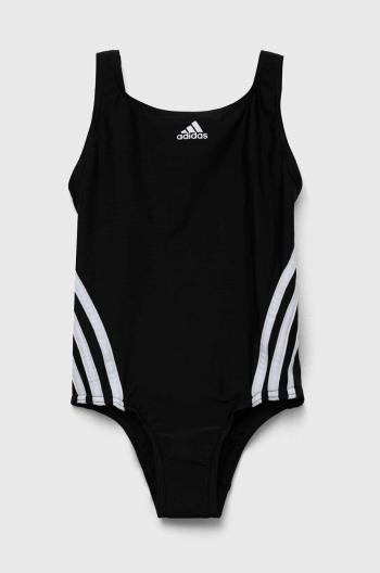 Jednodielne detské plavky adidas Performance čierna farba