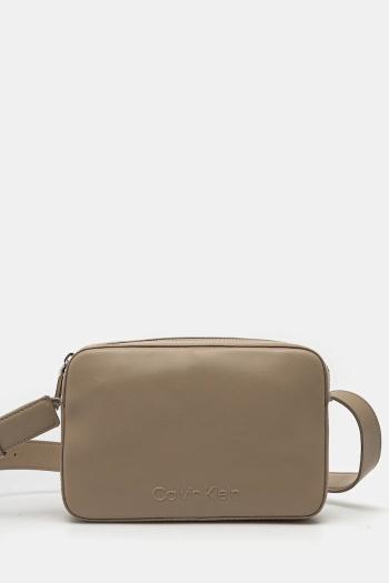 Kabelka Calvin Klein béžová farba, K60K612555