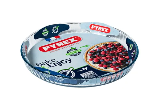 Sklenená zapekacia forma na koláč PYREX 31cm, borosilikát