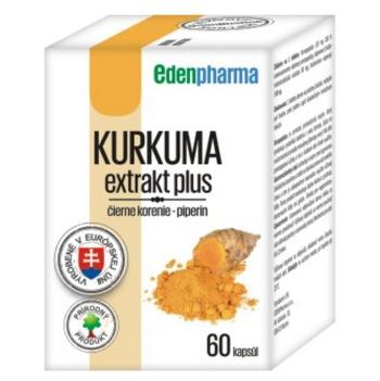 EDENPHARMA Kurkuma extrakt plus kapsule 60 ks