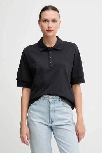Polo tričko Armani Exchange dámske, tmavomodrá farba, XW000887 AF10819