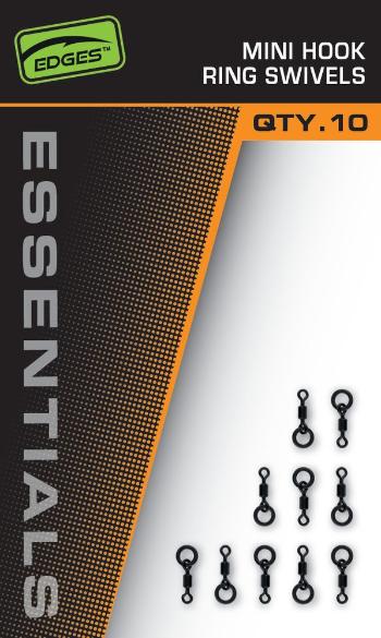 Fox Obratlíky Edges Essentials Mini Hook Ring Swivels 10ks,Fox Obratlíky Edges Essentials Mini Hook Ring Swivels 10ks