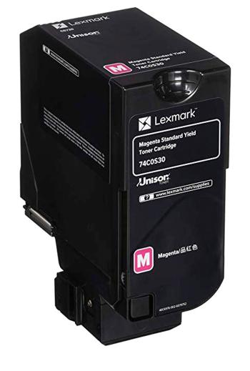 Lexmark 74C0S30 purpurový (magenta) originálny toner