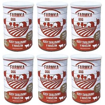 FARMKA DOG so svalovinou 400 g, 6 ks (8594025084708)