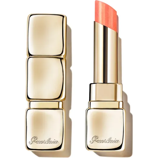 GUERLAIN KissKiss Bee Glow vyživujúci a hydratačný balzam na pery odtieň 389 Pearly Peach 3.2 g
