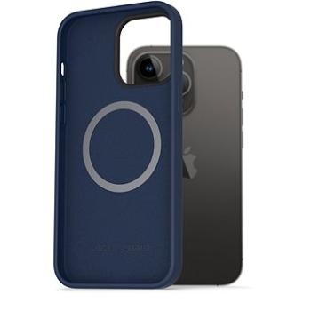 AlzaGuard Magnetic Silicone Case na iPhone 14 Pro Max modrý (AGD-PCMS0011L)
