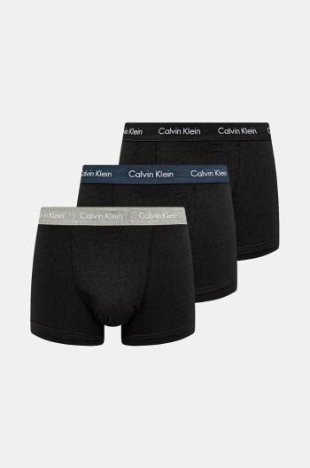 Boxerky Calvin Klein 3-pak pánske, čierna farba, 0000U2662G