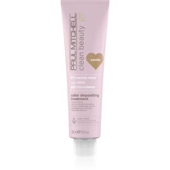 Paul Mitchell Clean Beauty Color Depositing Treatment vyživujúca maska pre farbené vlasy odtieň Vanilla 150 ml