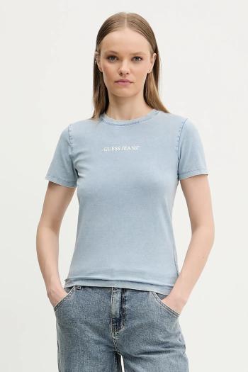 Bavlnené tričko Guess Jeans dámske, W5GI41 KCTL1