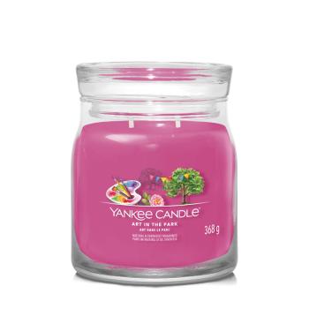 Yankee Candle Aromatická sviečka Signature sklo stredná Art In the Park 368 g