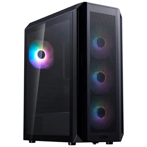 ADATA XPG case VALOR AIR PLUS Mid-Tower, bez zdroja, 4x 120mm Fan, Čierna