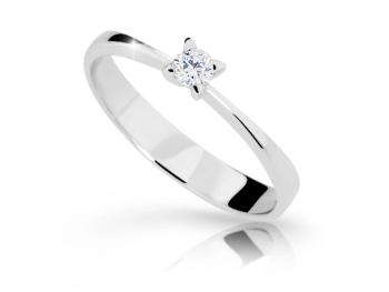 Cutie Jewellery Jemný zásnubný prsteň z bieleho zlata Z6901-1958-10-X-2 54 mm