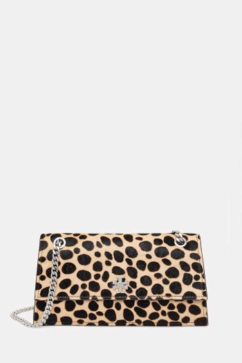 Kožená kabelka Tory Burch Kira Turnlock béžová farba, 169175.250