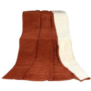 Bellatex KIRA PLUS jednolôžková - 150 × 200 cm - terra/svetlá béžová