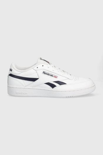 Kožené tenisky Reebok Classic CLUB C biela farba