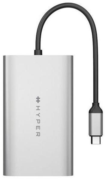 Port replikátor HyperDrive USB-C To Dual HDMI adapter+PD over USB (M1) - Dual HDMI - USB-C adapter, ezüst