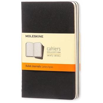 MOLESKINE Cahier S, čierny – balenie 3 ks (QP311)