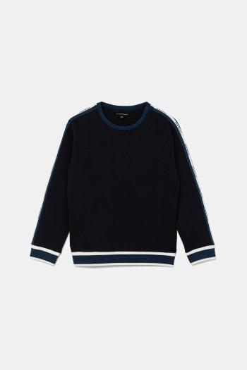 Detská mikina Emporio Armani tmavomodrá farba, jednofarebná, EB000146 AF10126
