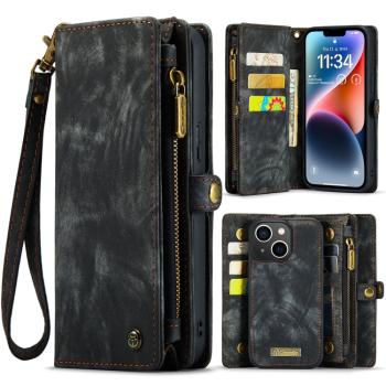 WALLET Ochranný kryt s peňaženkou 2v1 pre Apple iPhone 14 Plus čierny