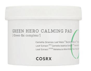 COSRX Upokojujúce pleťové tampóny One Step Green Hero (Calming Pad) 70 ks