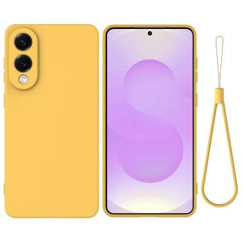 RUBBER Ochranný kryt pre Samsung Galaxy S25 Edge žltý