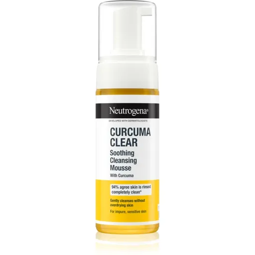 Neutrogena Curcuma Clear upokojujúca čistiaca pena 150 ml