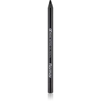 flormar Extreme Tattoo Gel Pencil vodeodolná gélová ceruzka na oči odtieň 06 Onyx 1.2 g