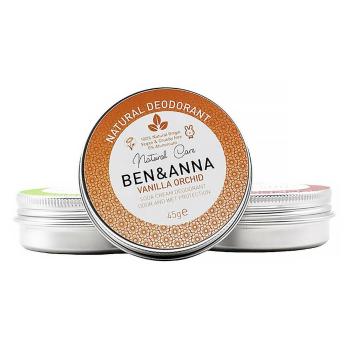BEN&ANNA Tuhý dezodorant v tégliku Vanilka a orchidea 45 g
