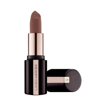 Laura Mercier Vyhladzujúci matný rúž Caviar (Smoothing Matte Lipstick) 3,8 g 198 Brown Suede