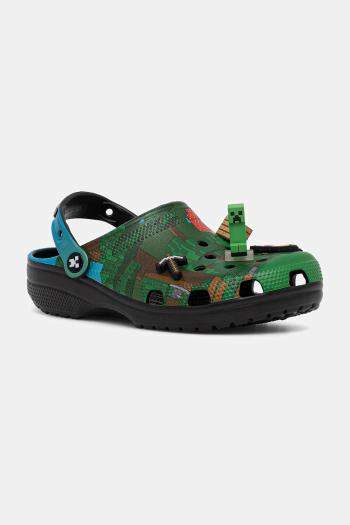 Šľapky Crocs Classic Minecraft Clog zelená farba, 210829-90H