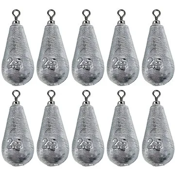 Suretti Olovo hruška s obratlíkom 25 g 10 ks (4891223213096)