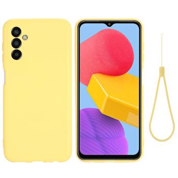 RUBBER Ochranný kryt pre Samsung Galaxy M13 žltý