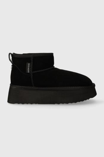 Semišové snehule Steve Madden Campfire čierna farba, SM11002737