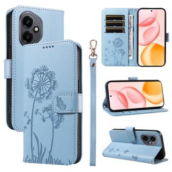 ART DANDELION Peňaženkové puzdro pre Honor 400 5G svetlomodré