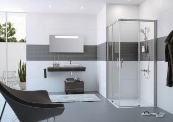Sprchový kút čtverec 100x100 cm Hüppe Classics 2 Easy Entry C25003.069.322