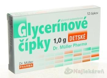 Dr.Müller Glycerinové čípky 12 x 1 g